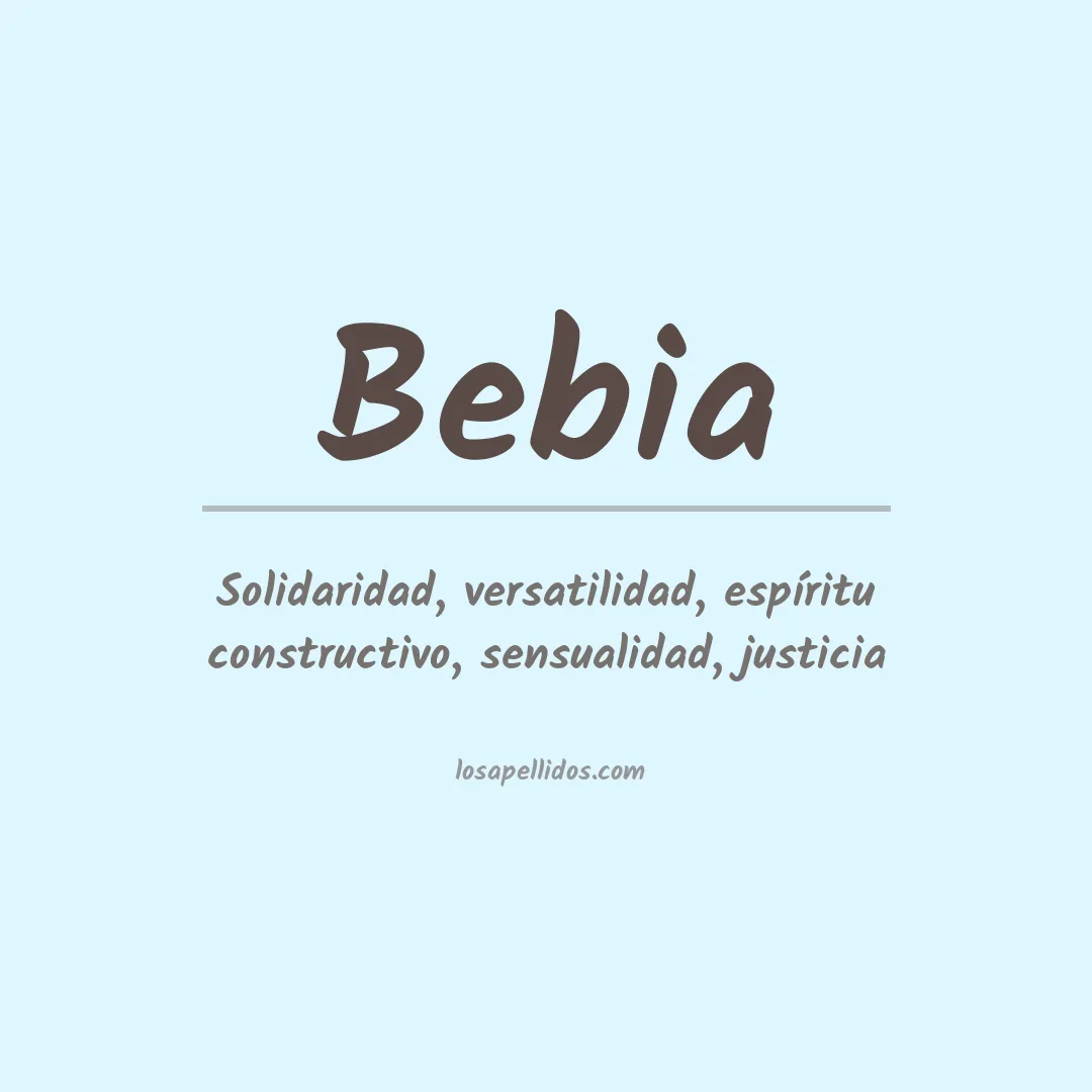 Apellido Bebia
