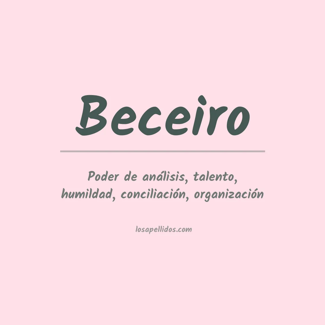 Apellido Beceiro