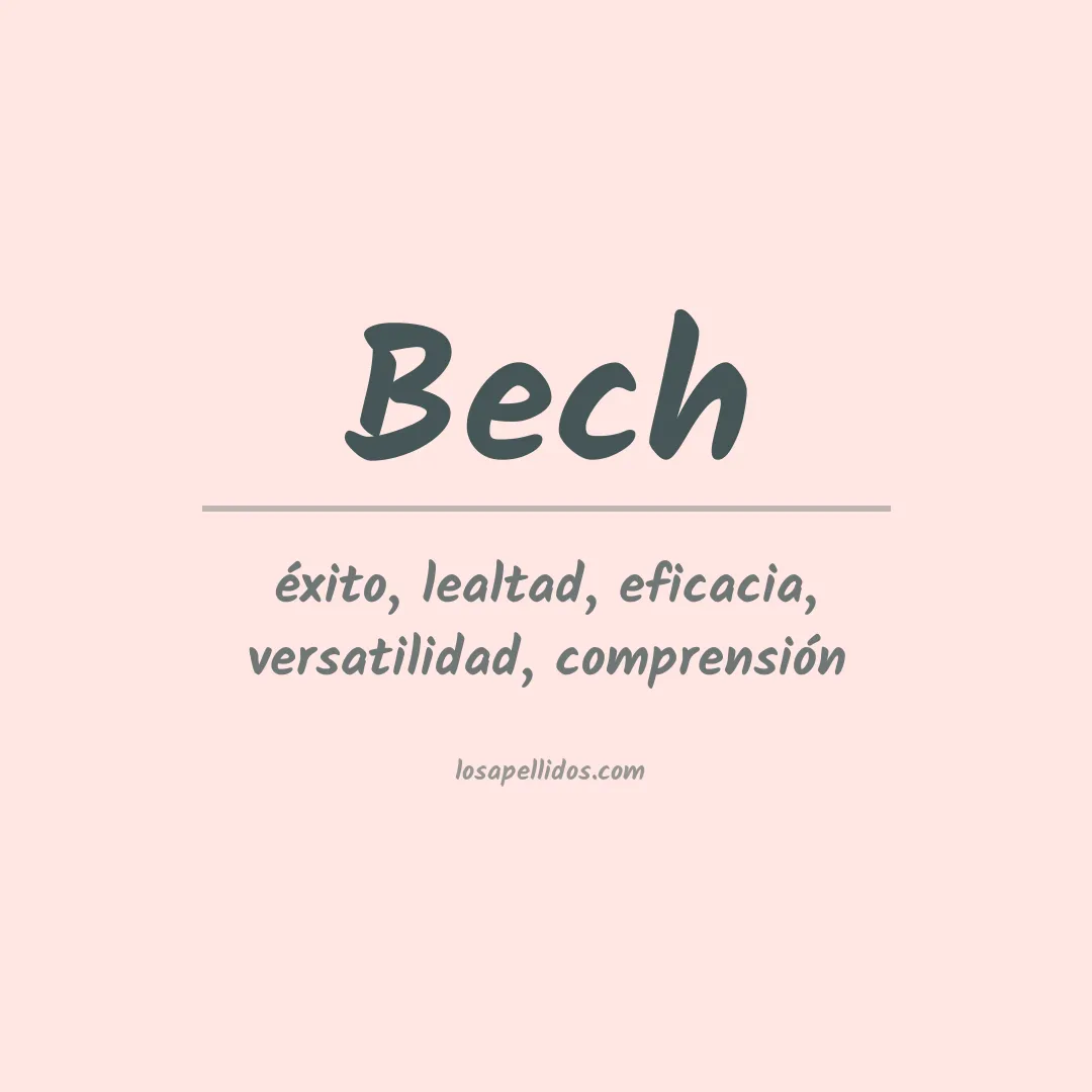 Apellido Bech