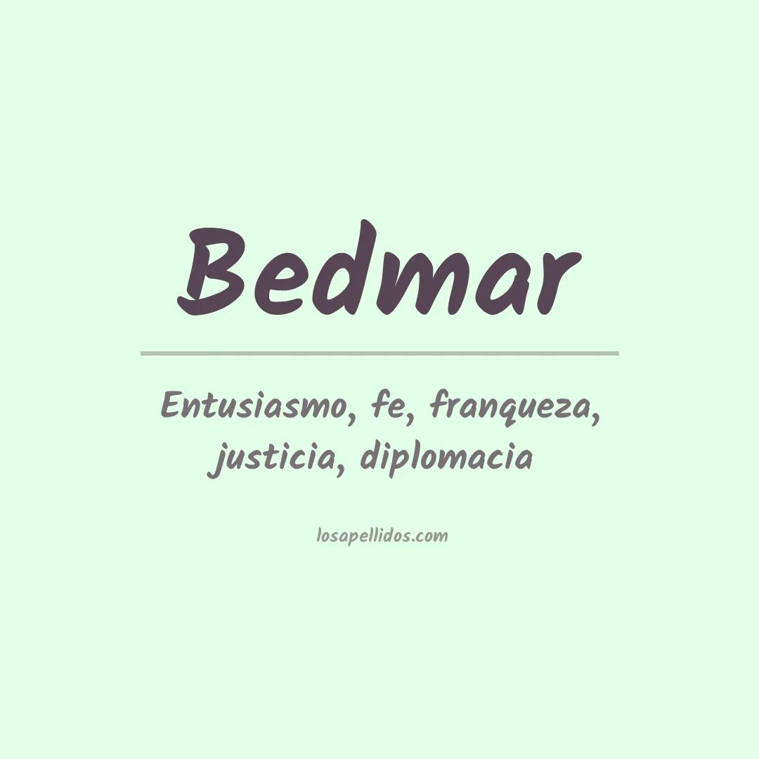 Apellido Bedmar