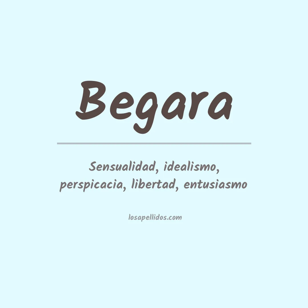 Significado del Apellido Begara