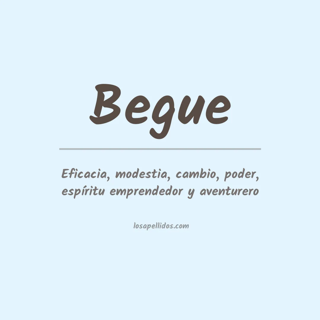 Apellido Begue