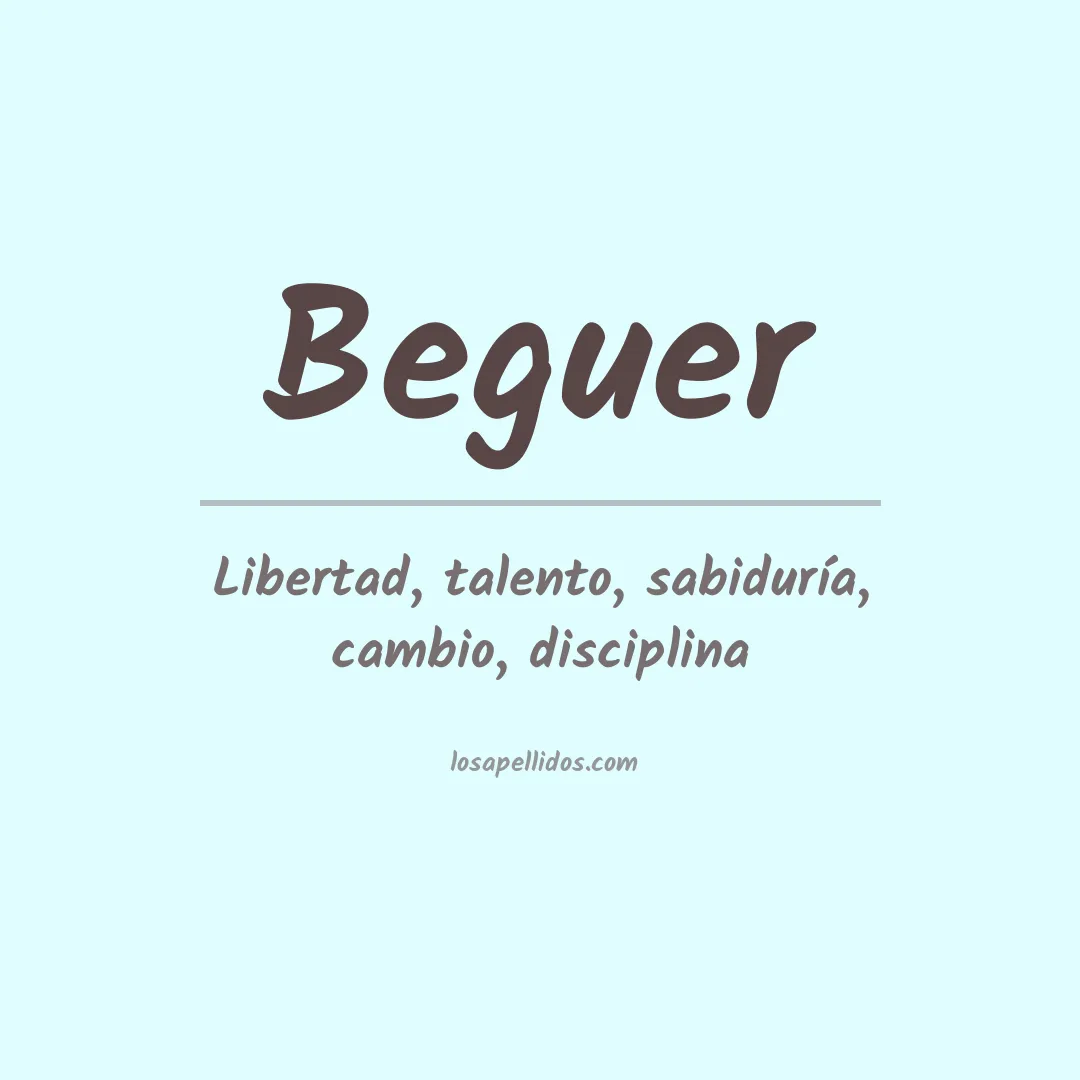 Apellido Beguer