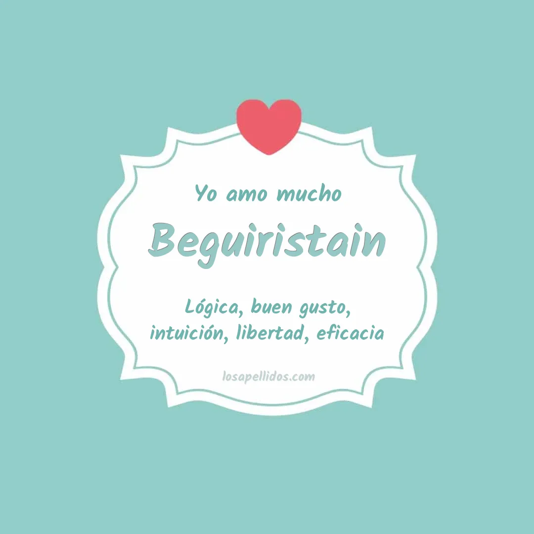 Yo amo mucho Beguiristain