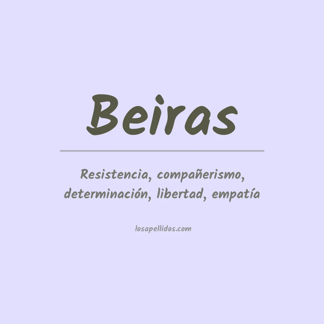 Apellido Beiras