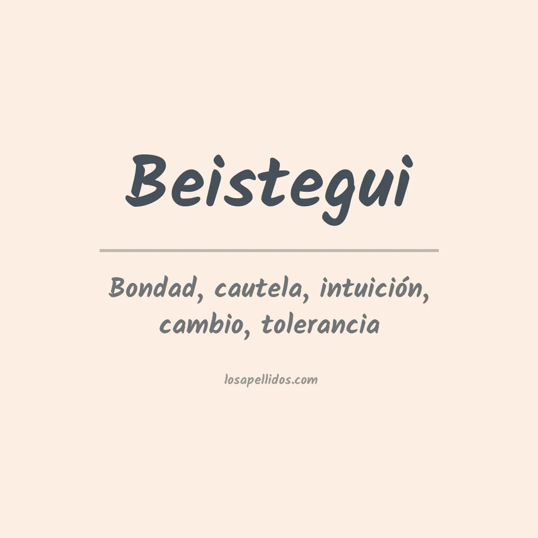 Apellido Beistegui