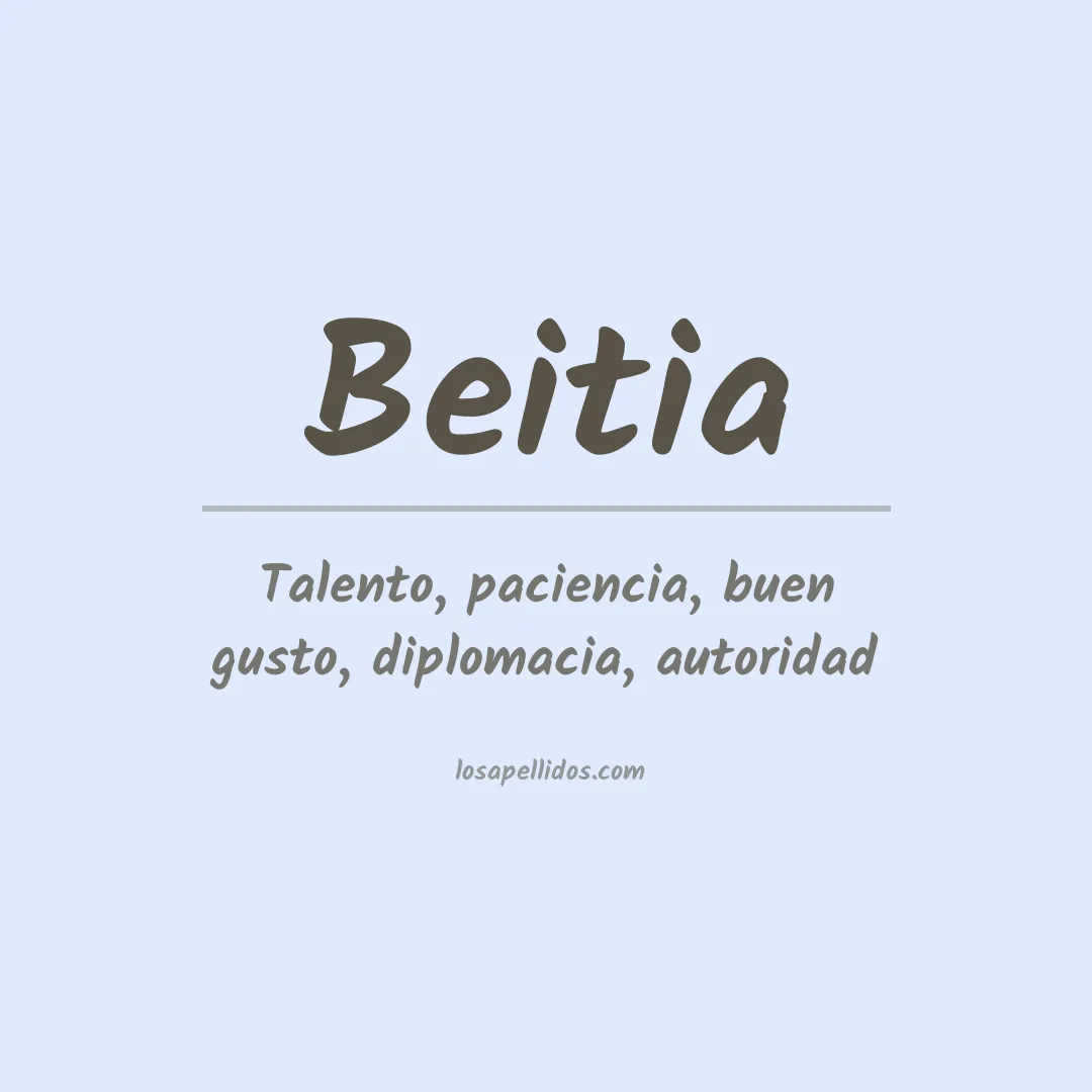Apellido Beitia