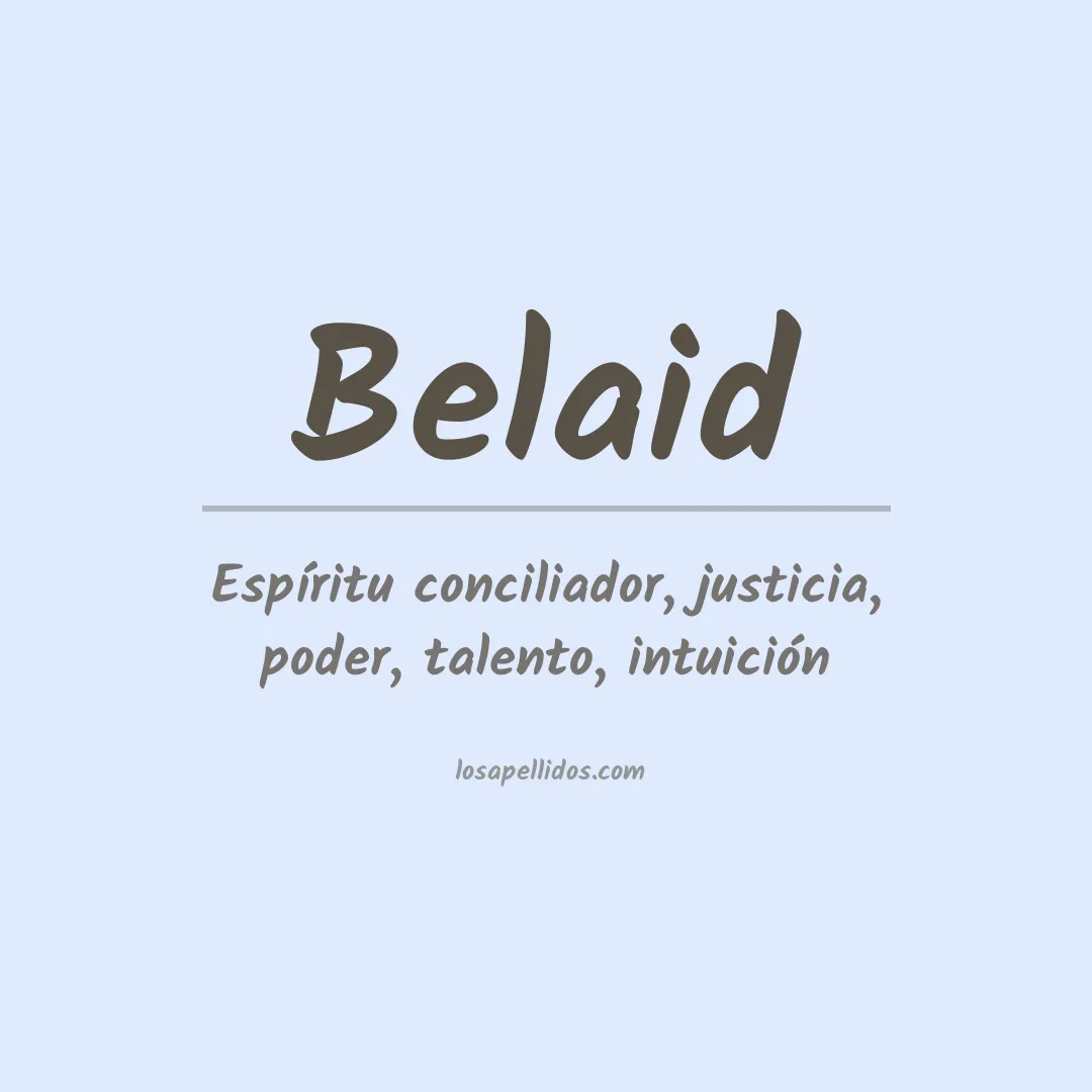 Apellido Belaid
