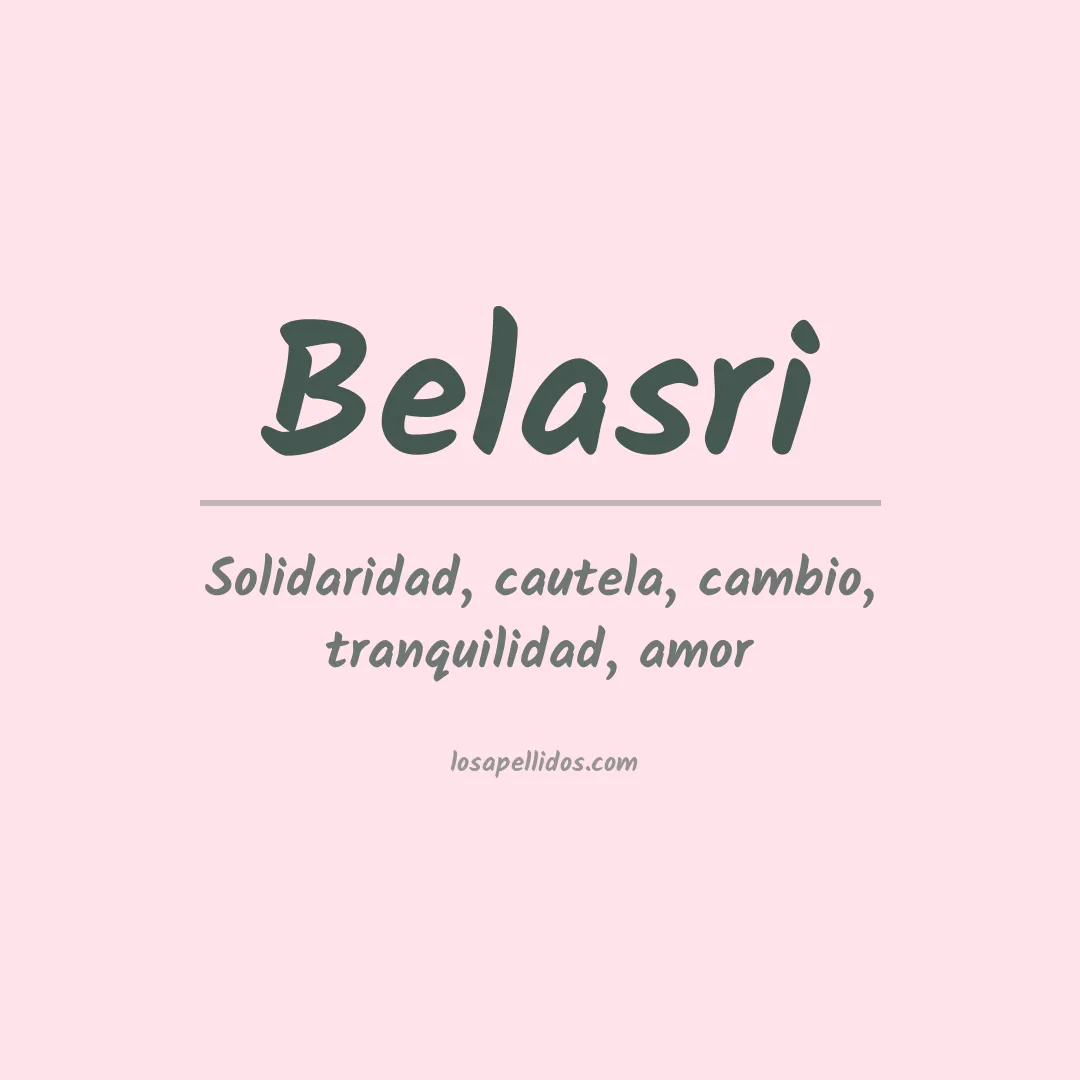 Apellido Belasri