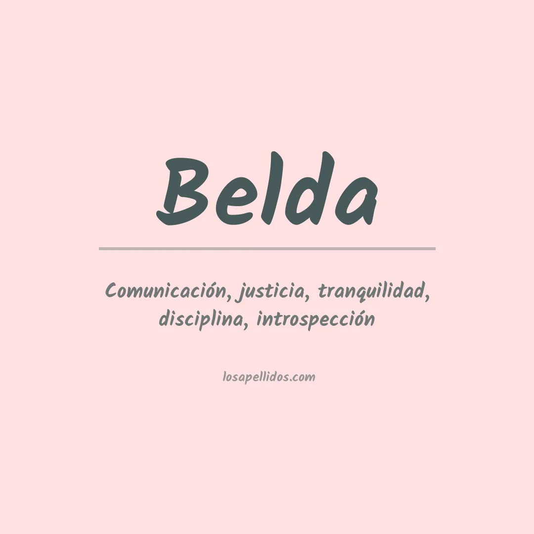 Apellido Belda