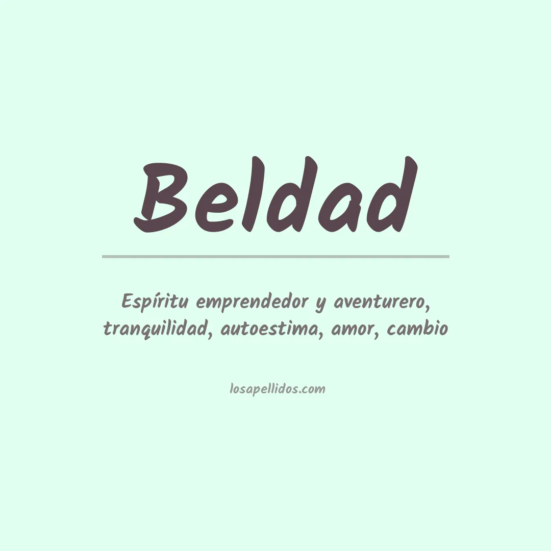 Apellido Beldad