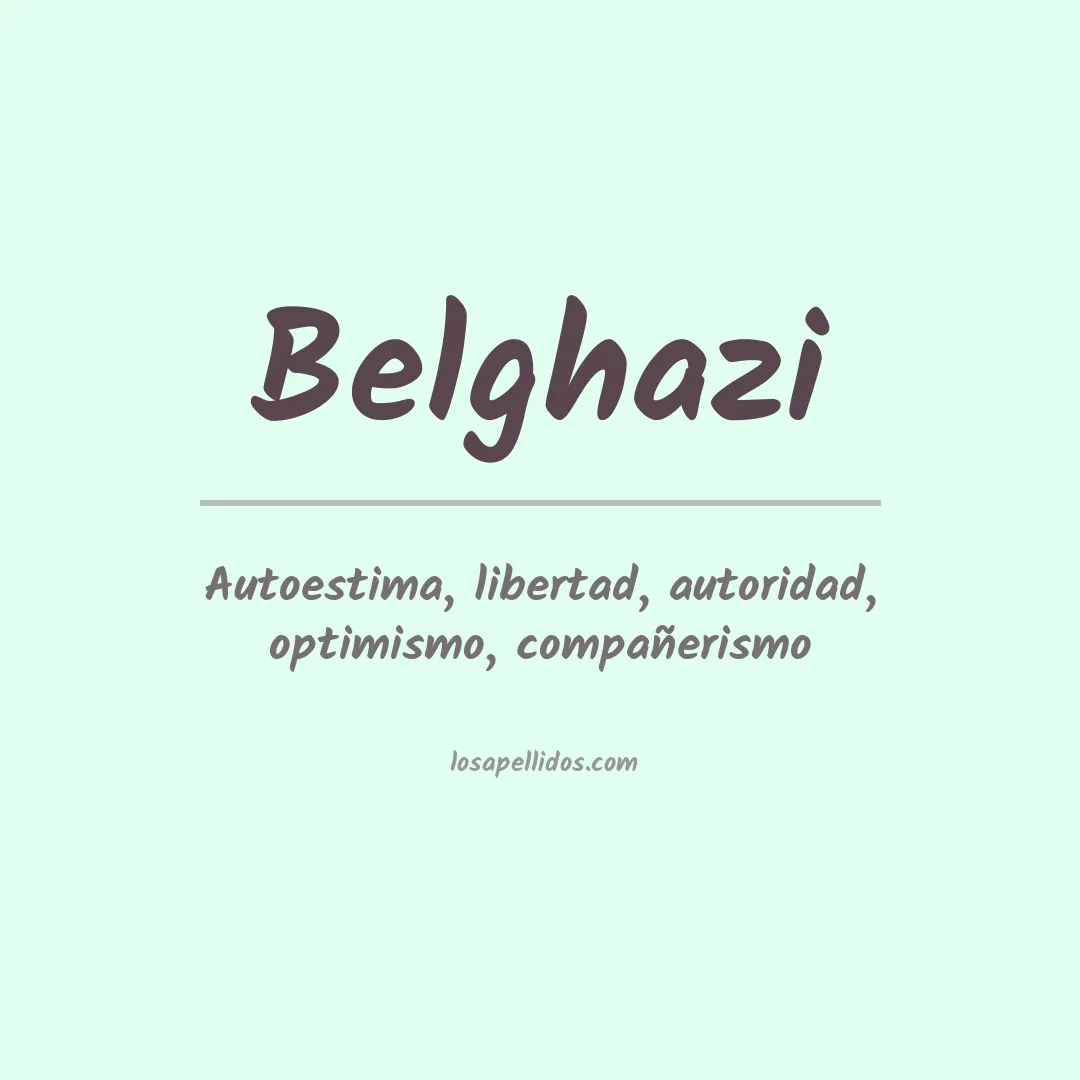 Apellido Belghazi