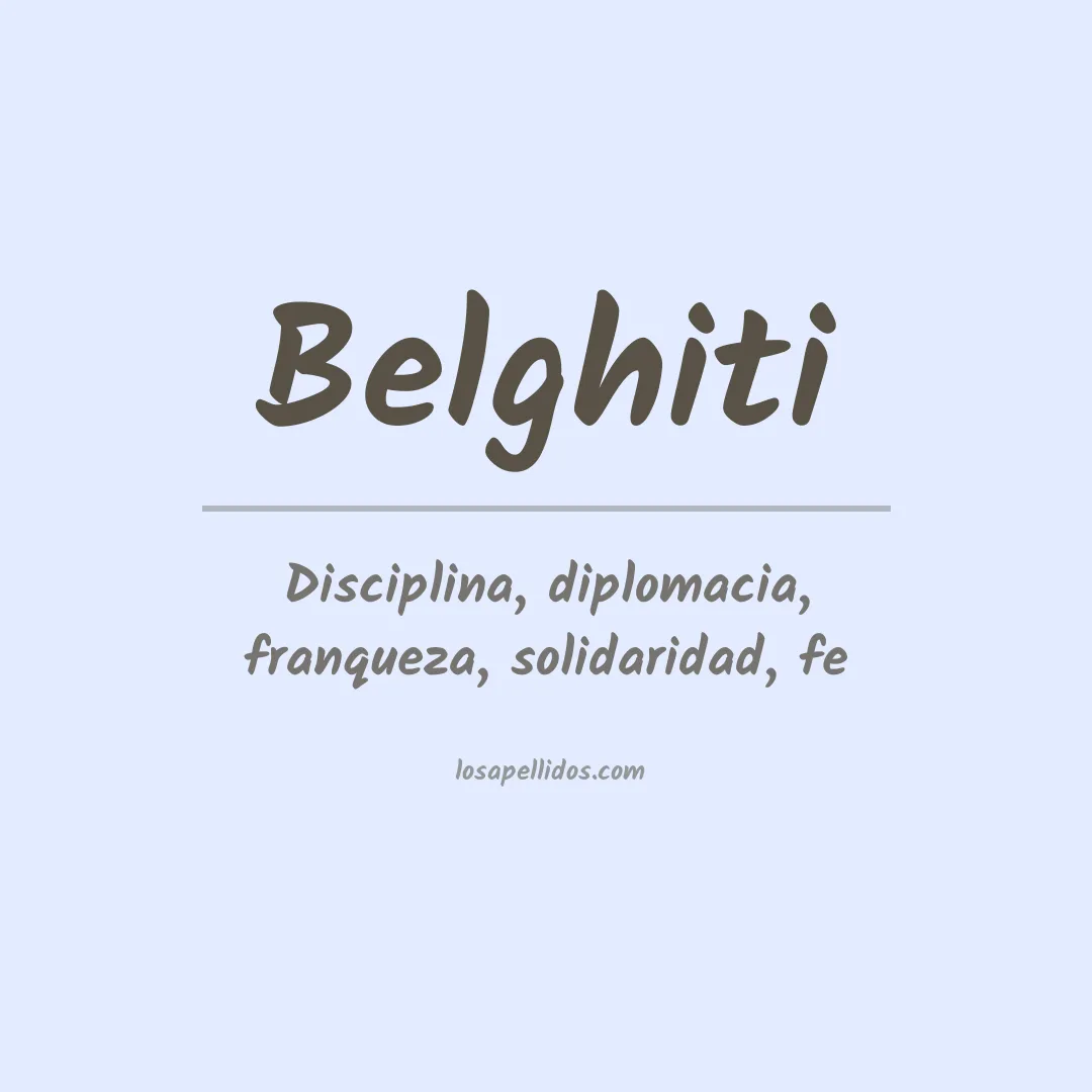Apellido Belghiti