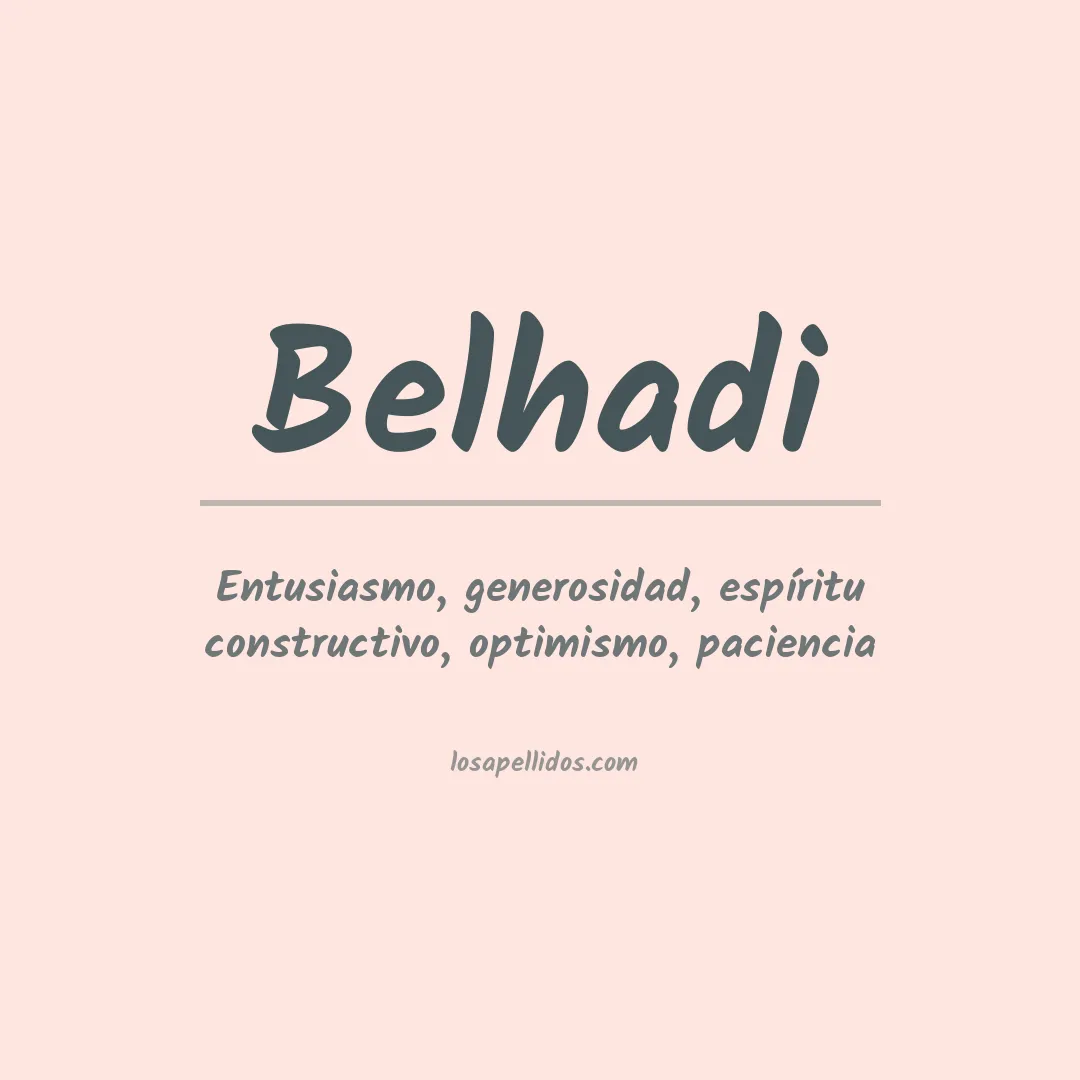 Apellido Belhadi