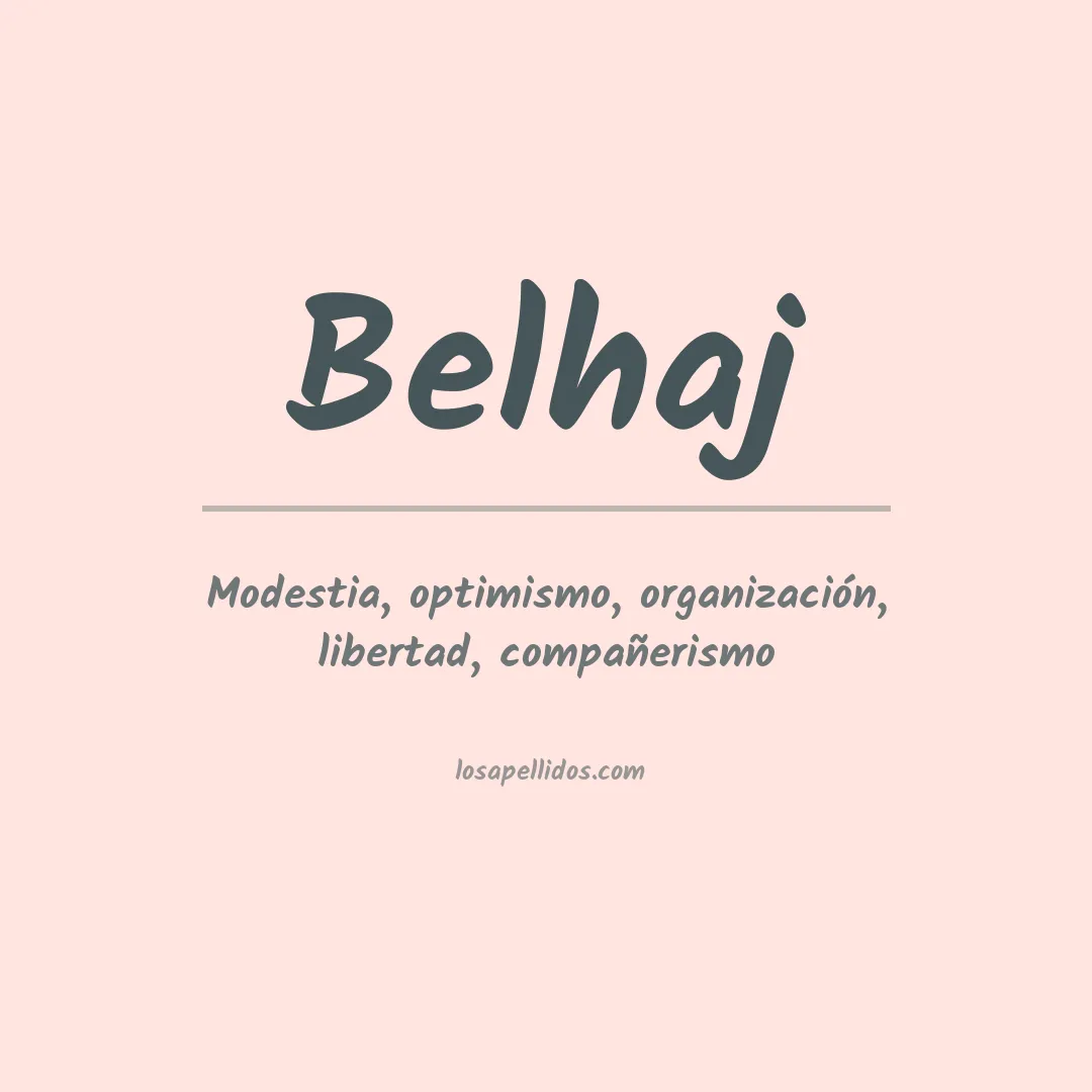 Apellido Belhaj