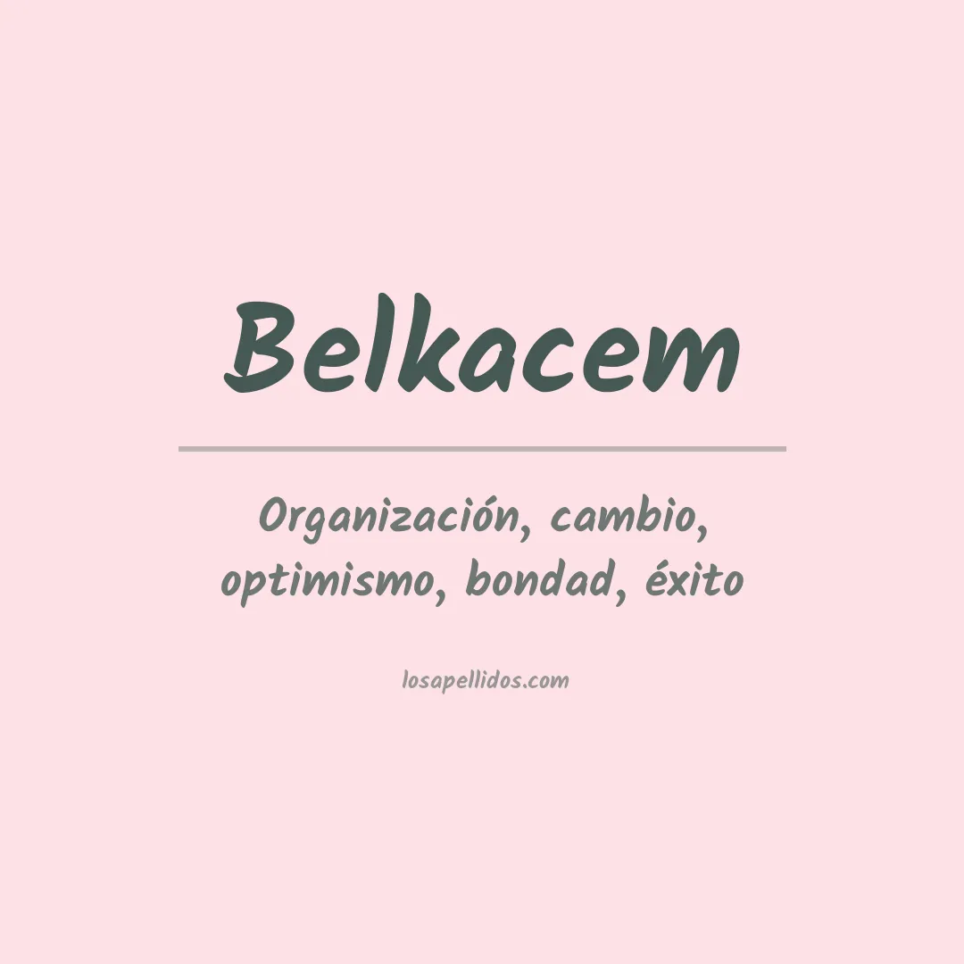 Apellido Belkacem