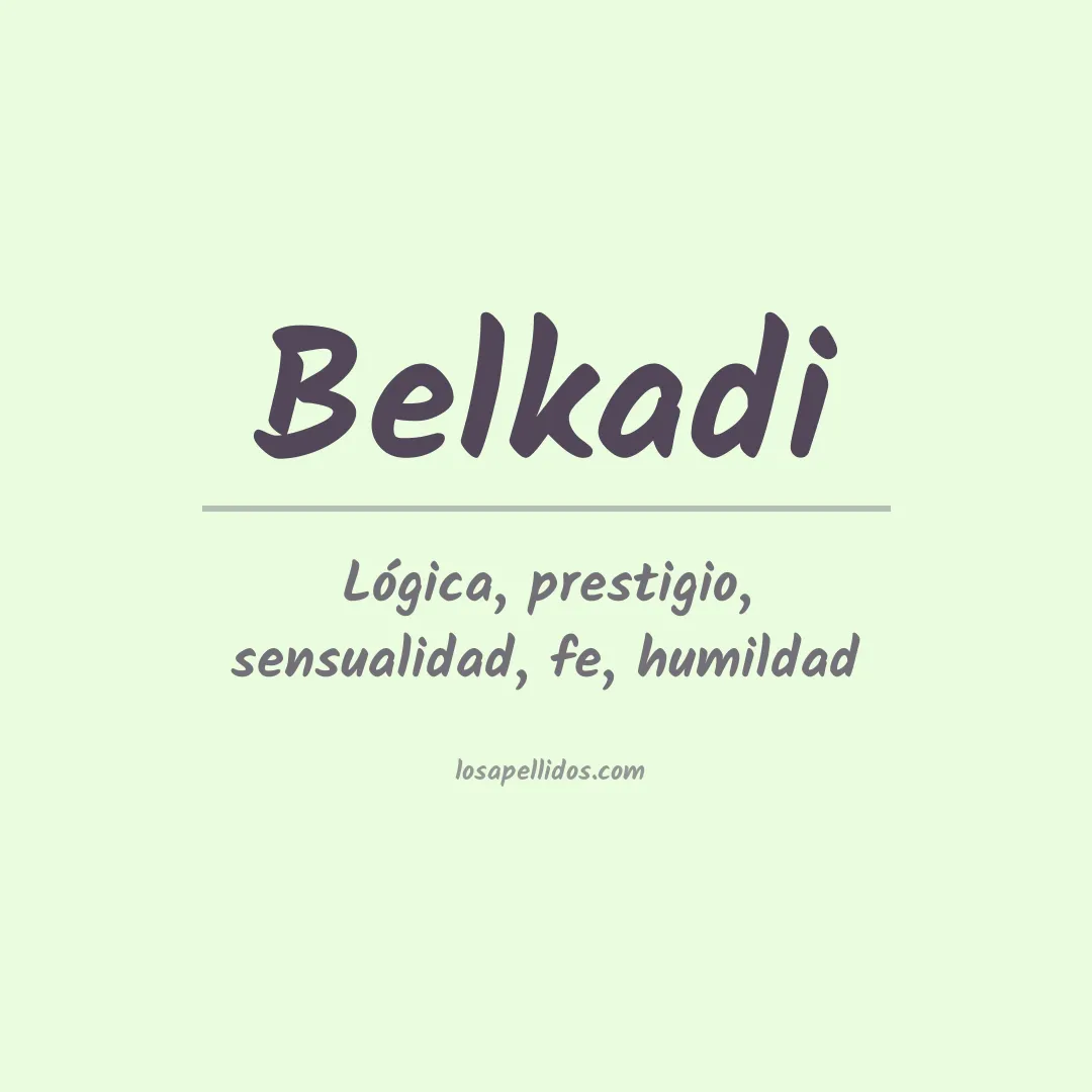 Apellido Belkadi