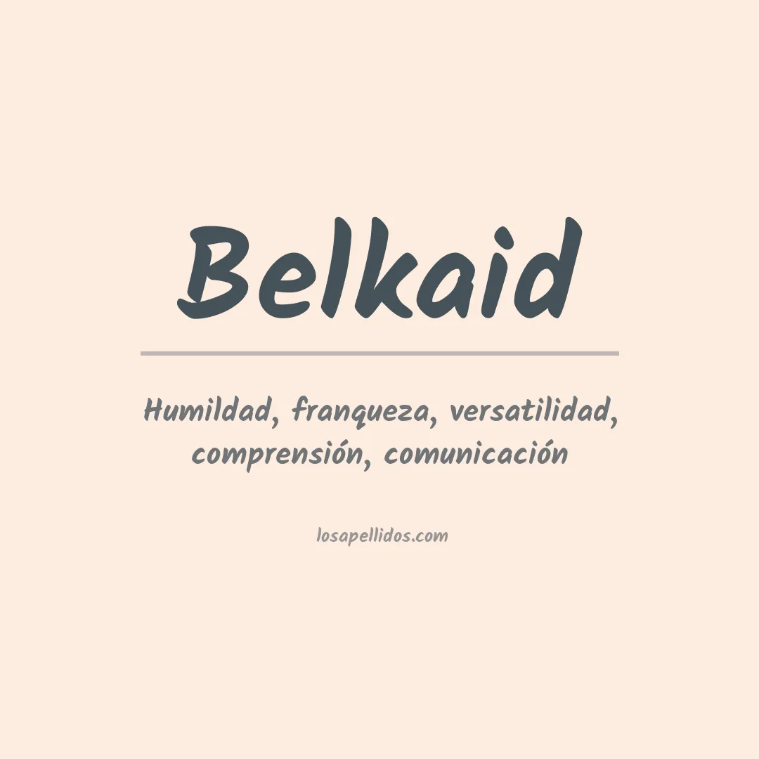 Apellido Belkaid