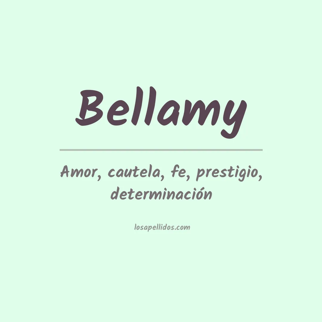 Apellido Bellamy