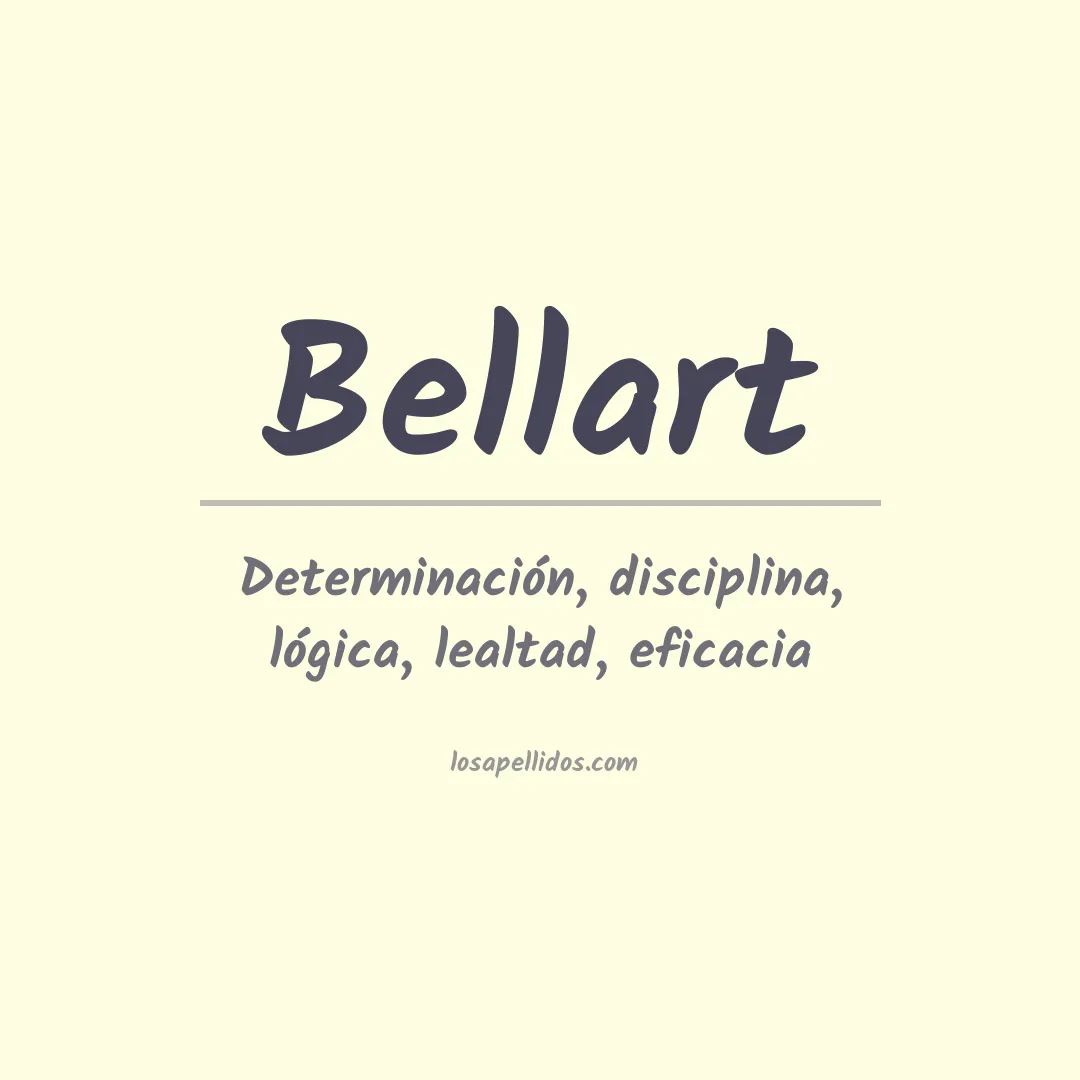 Apellido Bellart