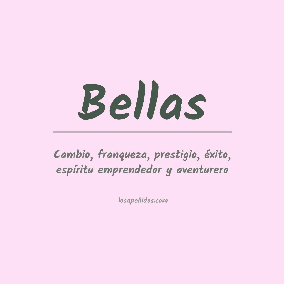 Apellido Bellas