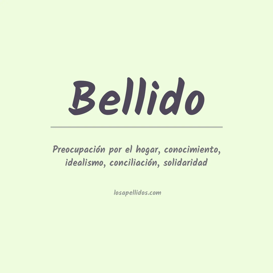 Apellido Bellido
