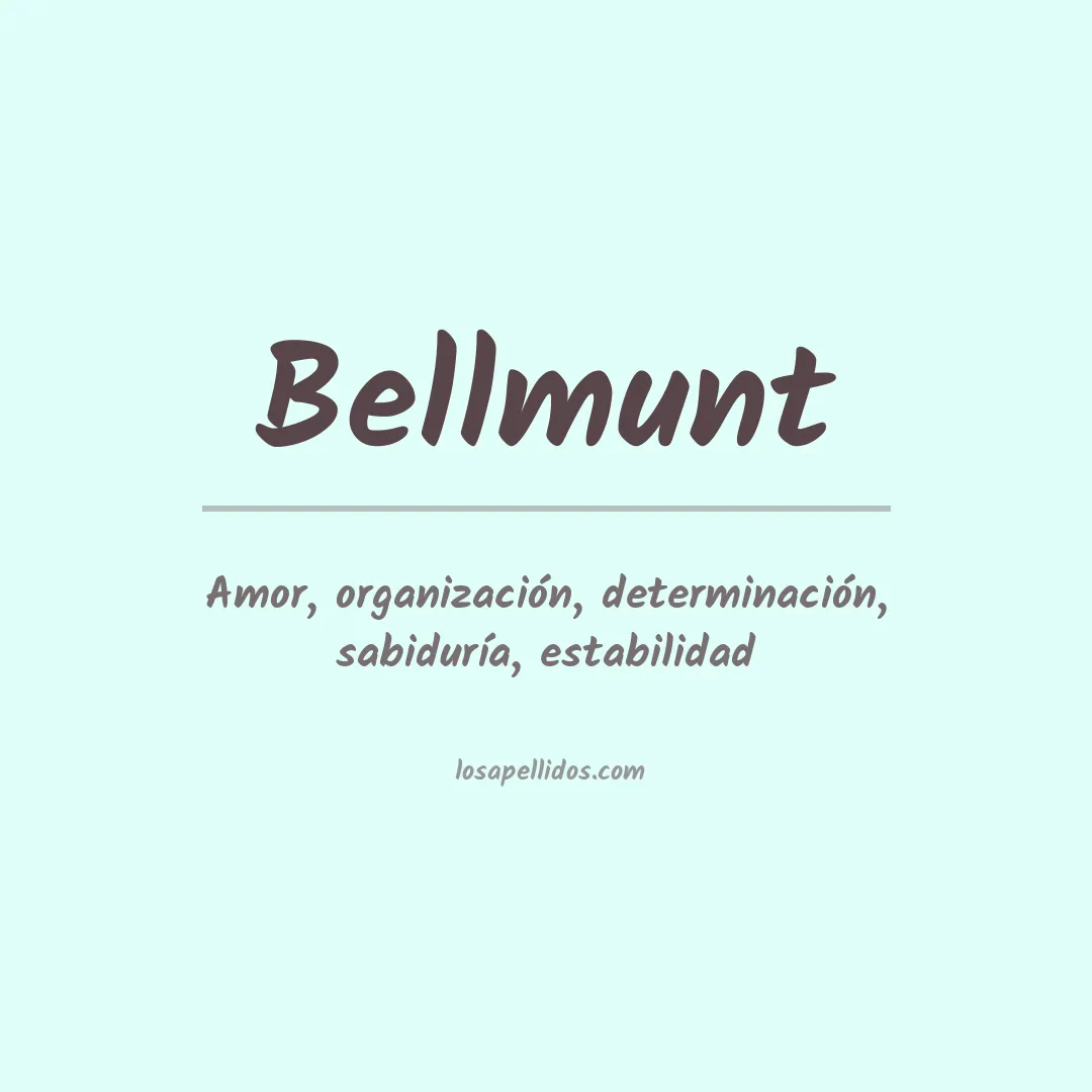 Apellido Bellmunt