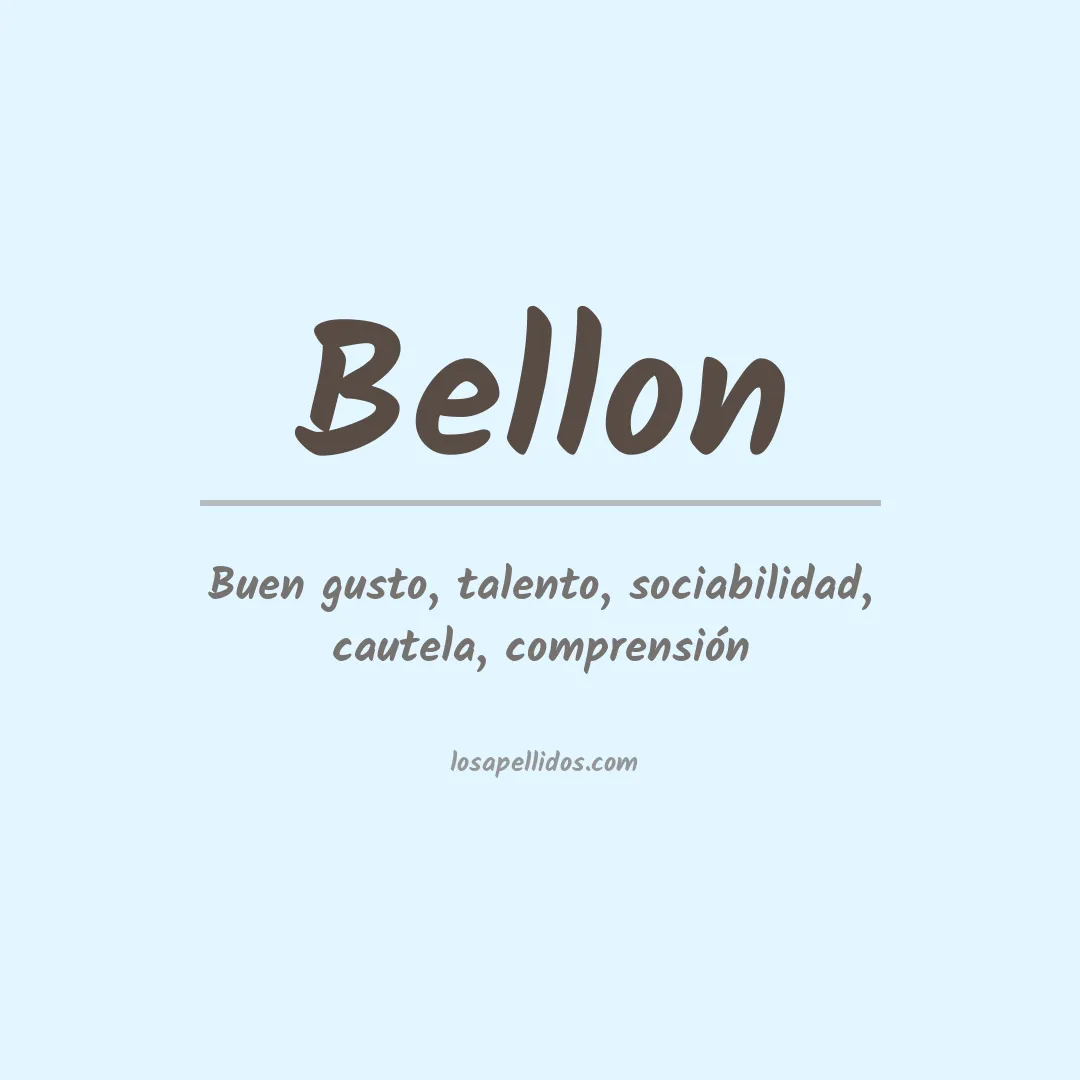 Apellido Bellon