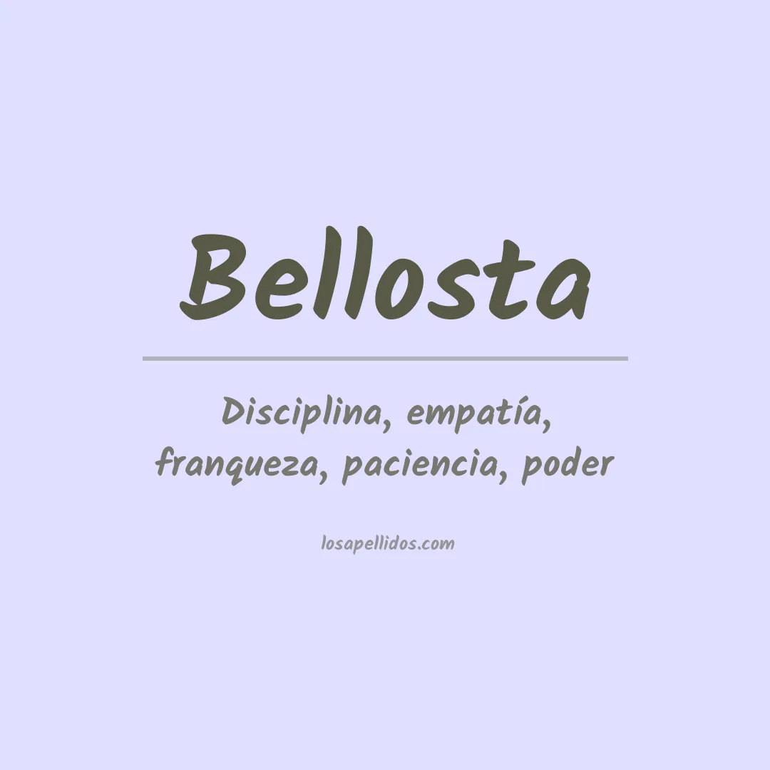 Apellido Bellosta