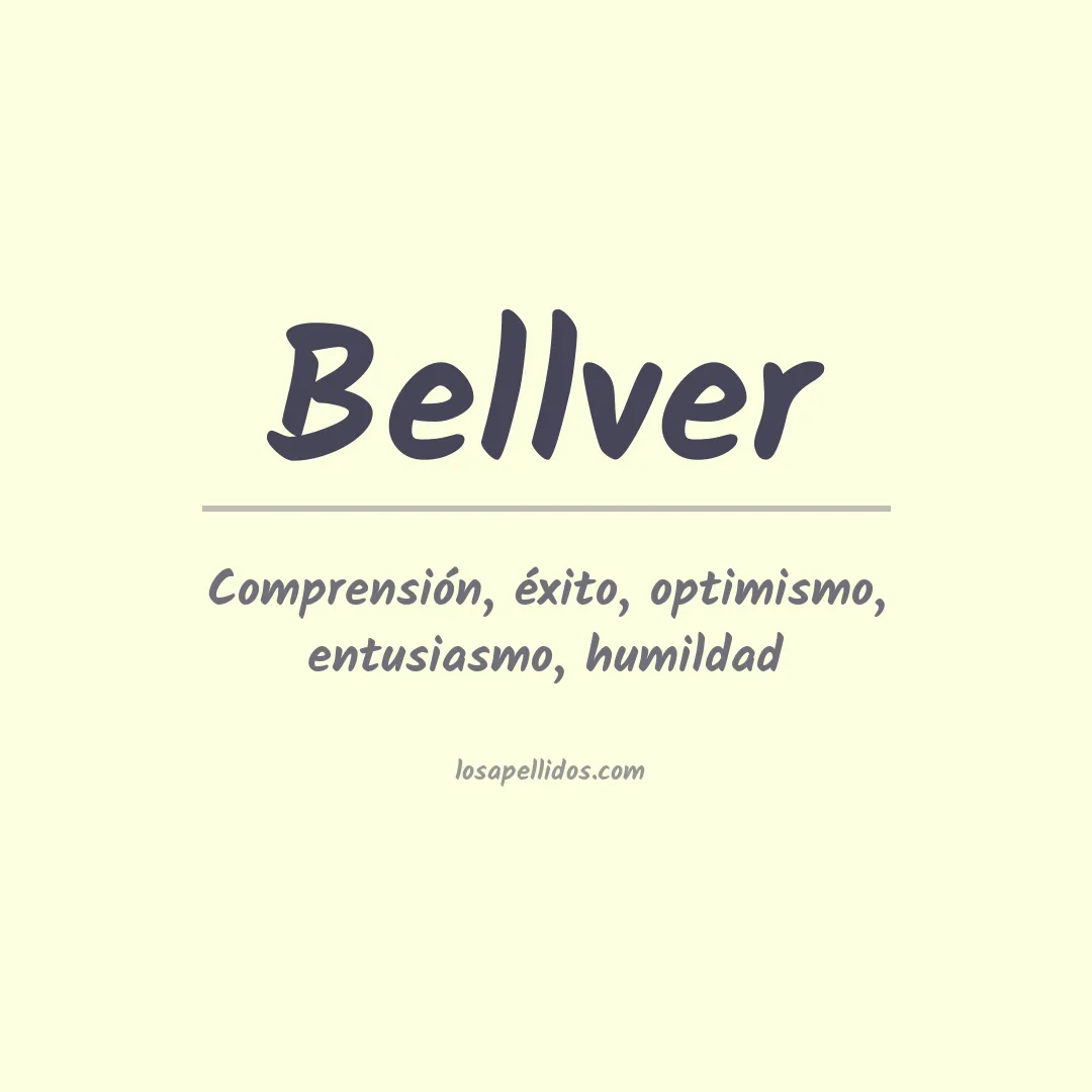 Apellido Bellver