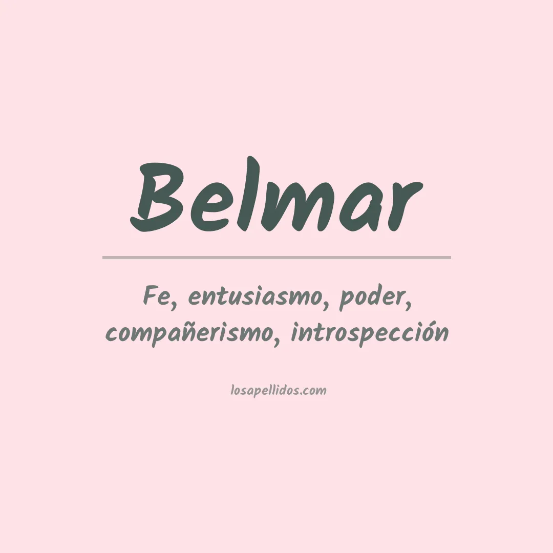 Apellido Belmar