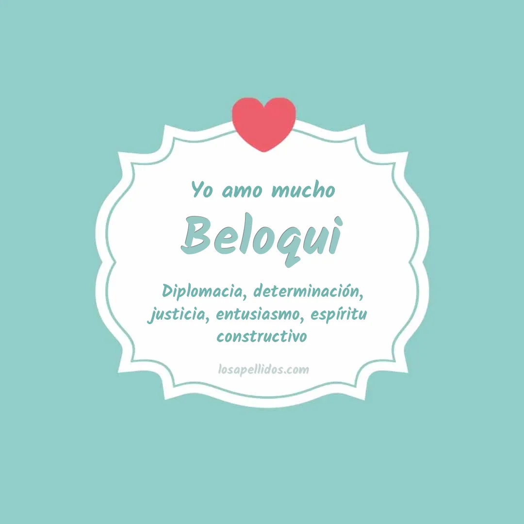 Yo amo mucho Beloqui