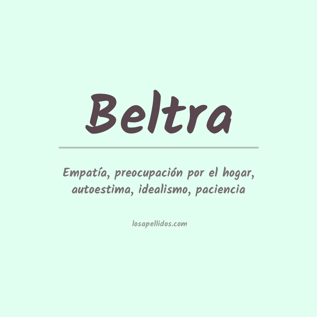 Apellido Beltra