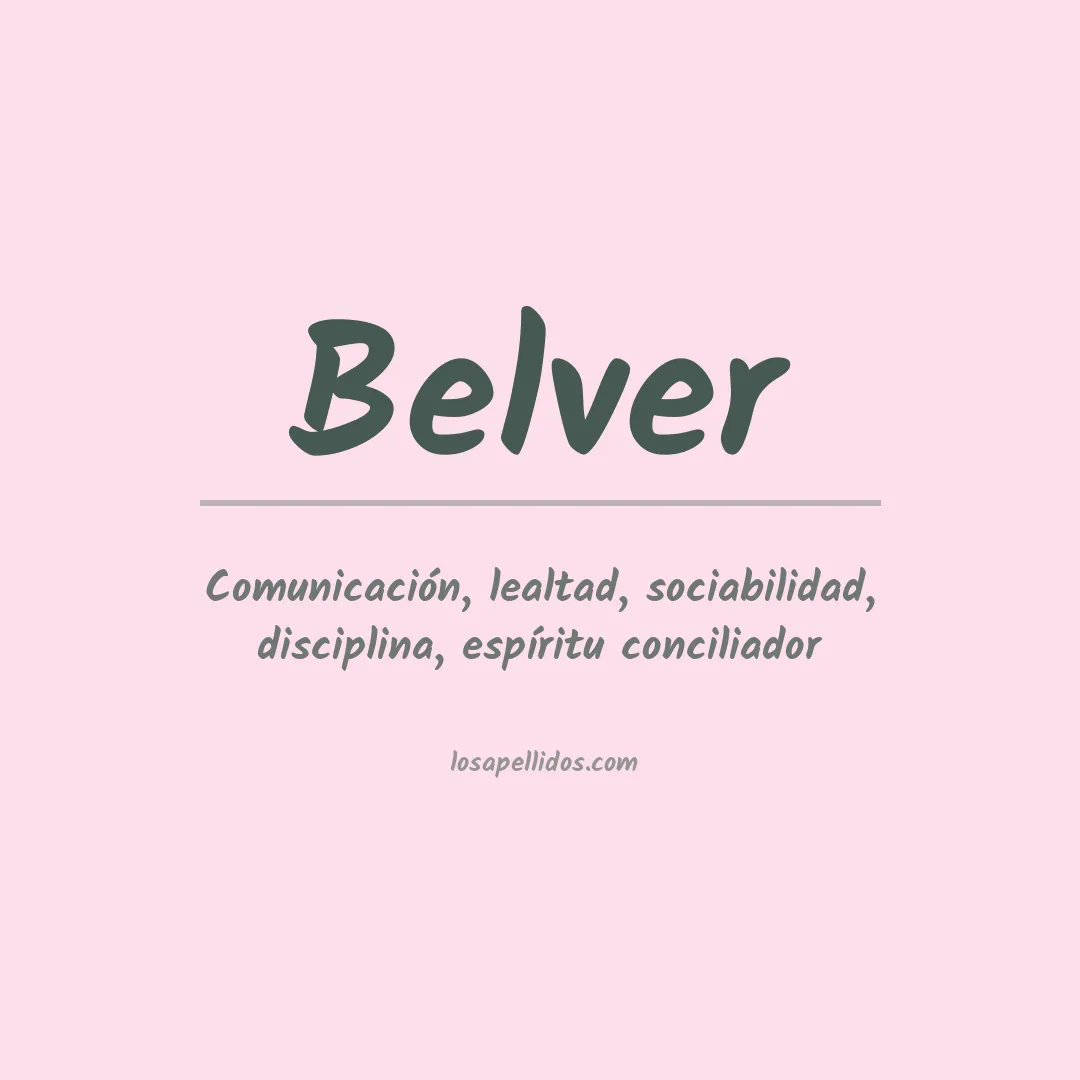 Apellido Belver