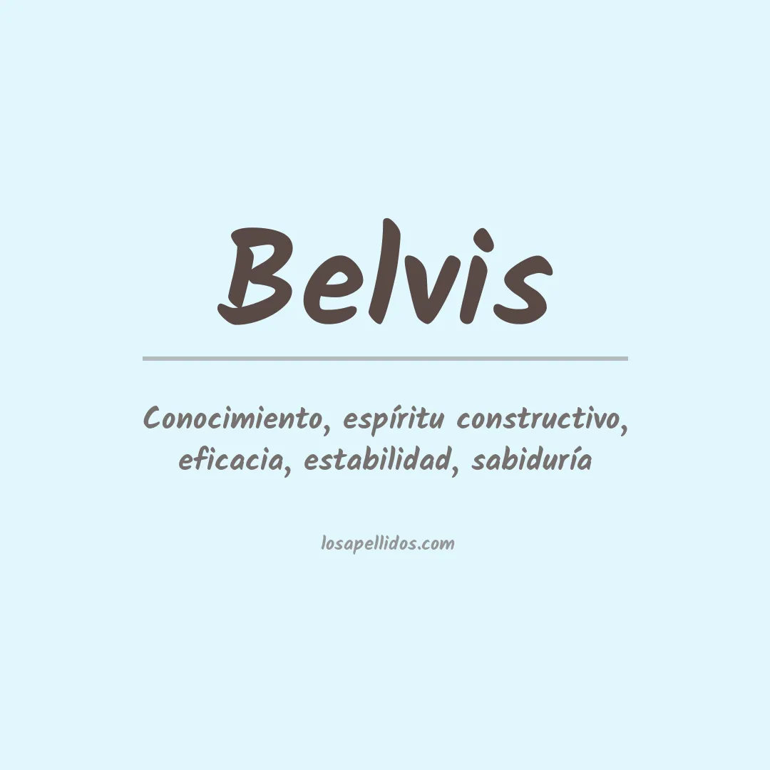 Apellido Belvis