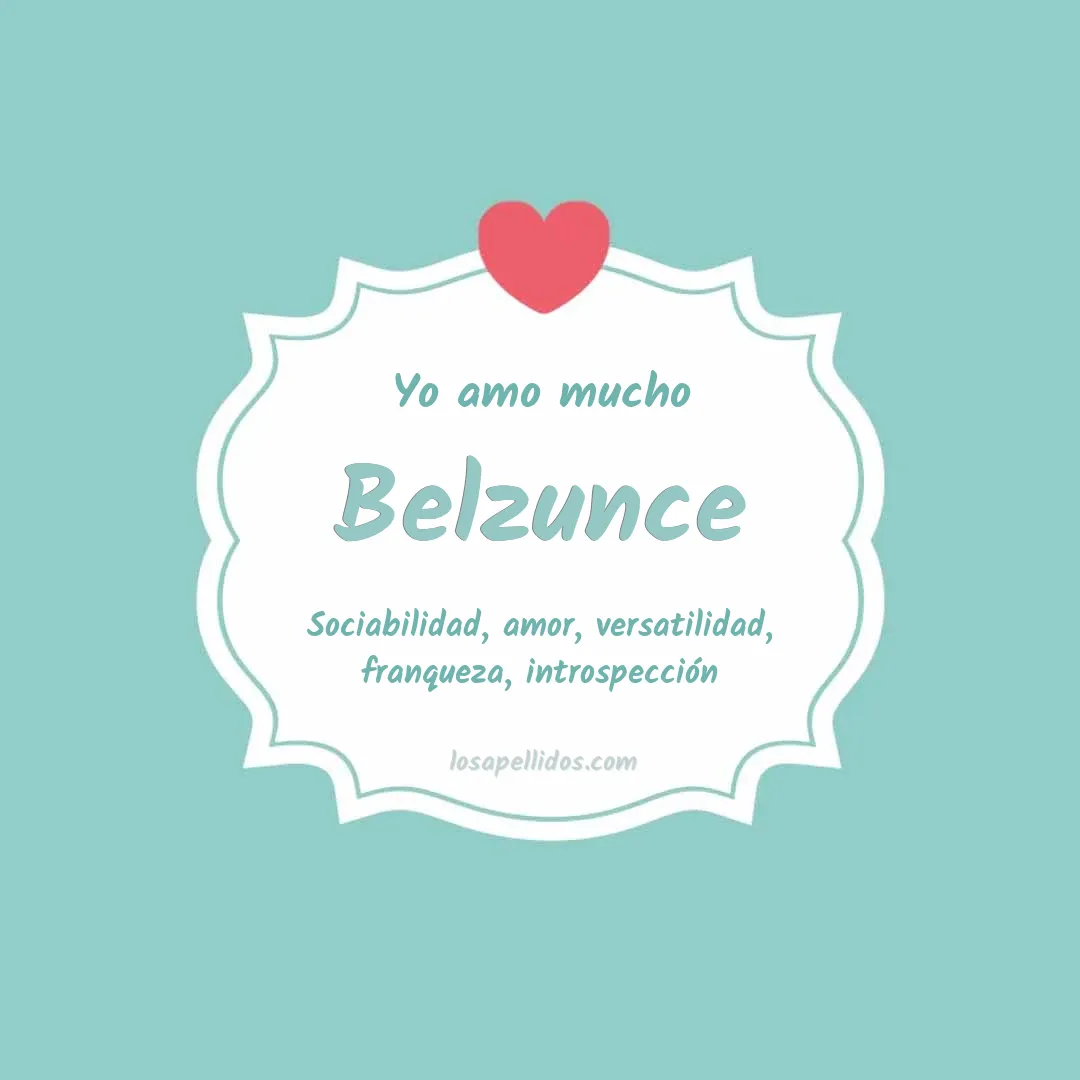 Yo amo mucho Belzunce