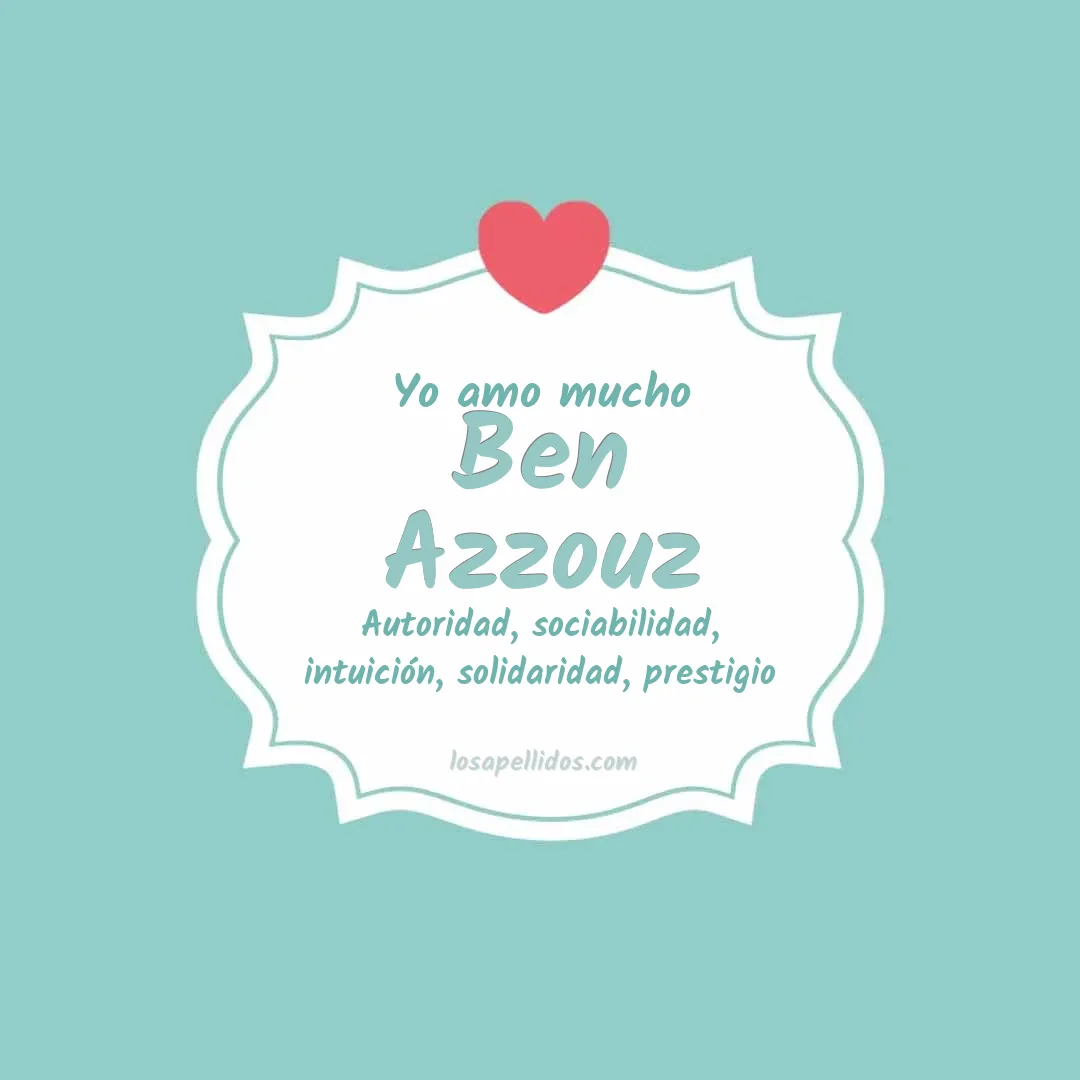 Yo amo mucho Ben azzouz
