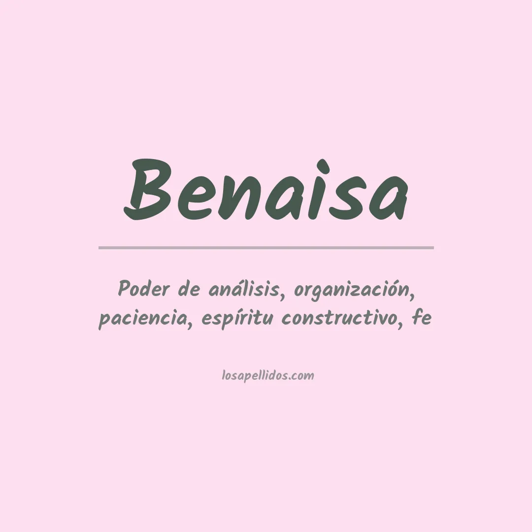 Apellido Benaisa