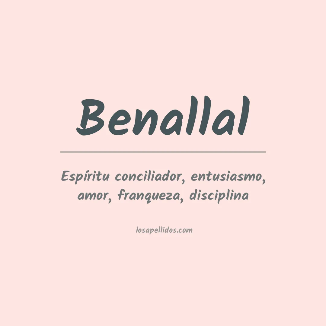 Apellido Benallal