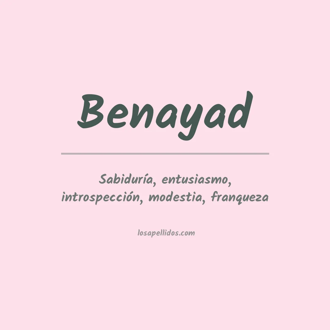 Apellido Benayad