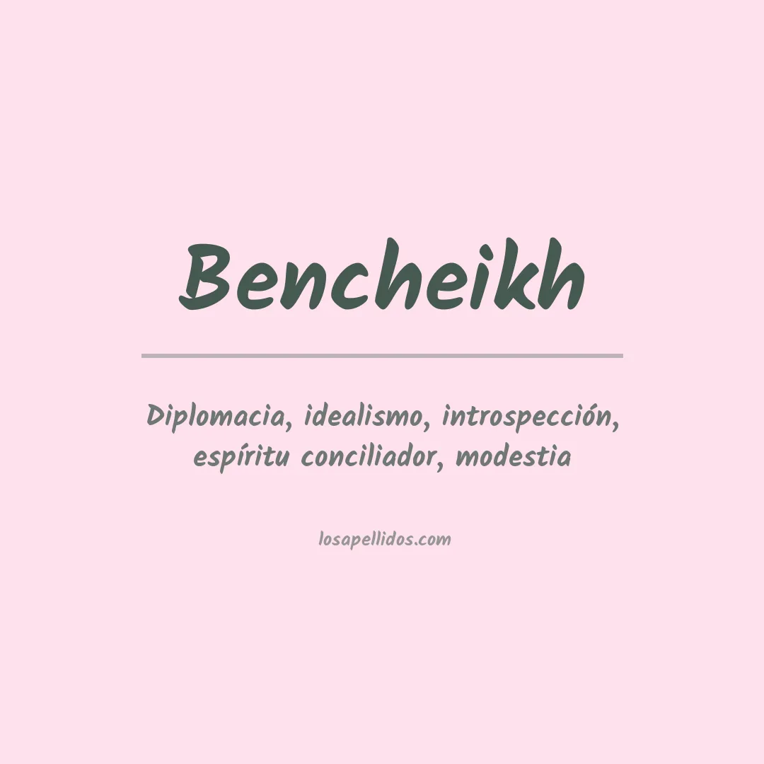 Apellido Bencheikh