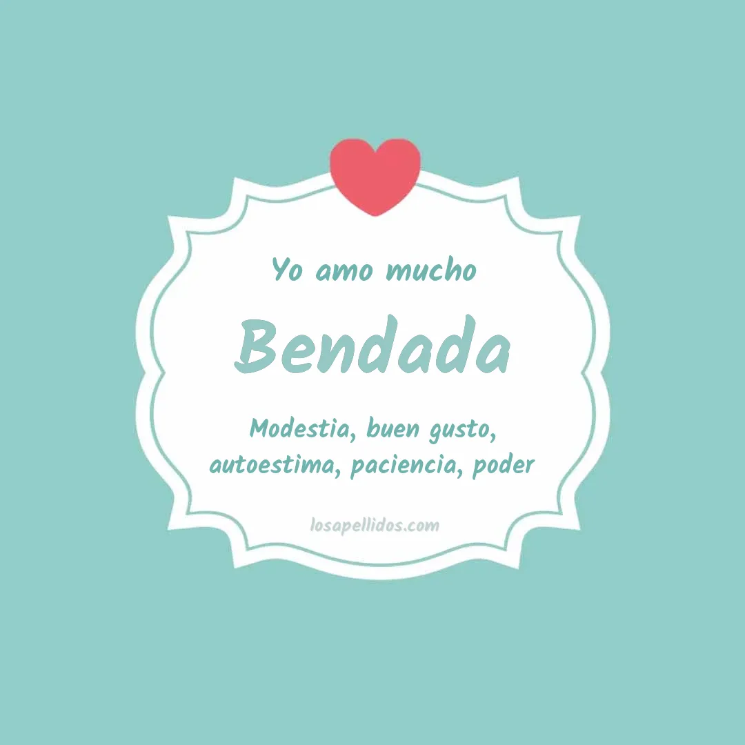 Yo amo mucho Bendada
