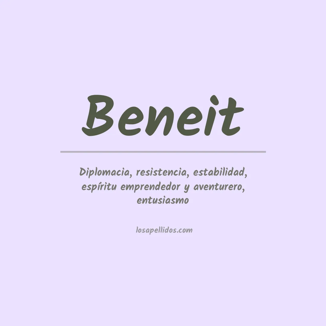 Apellido Beneit