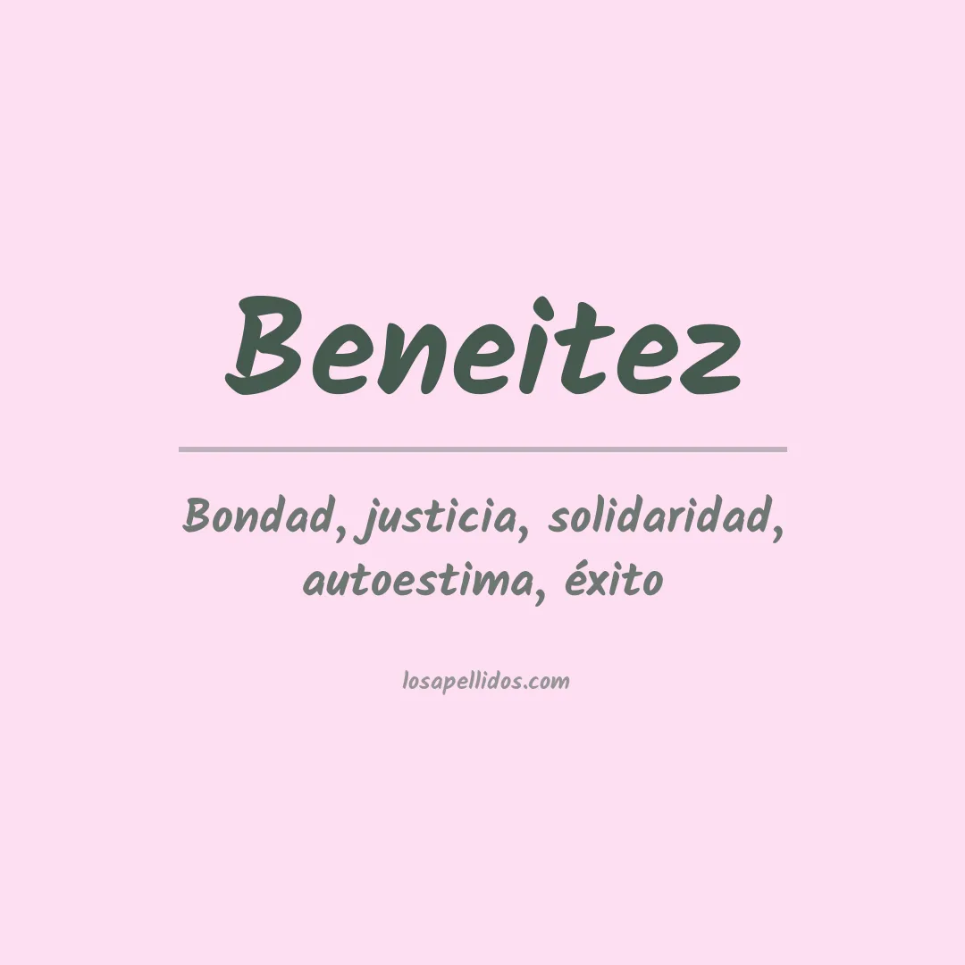 Apellido Beneitez