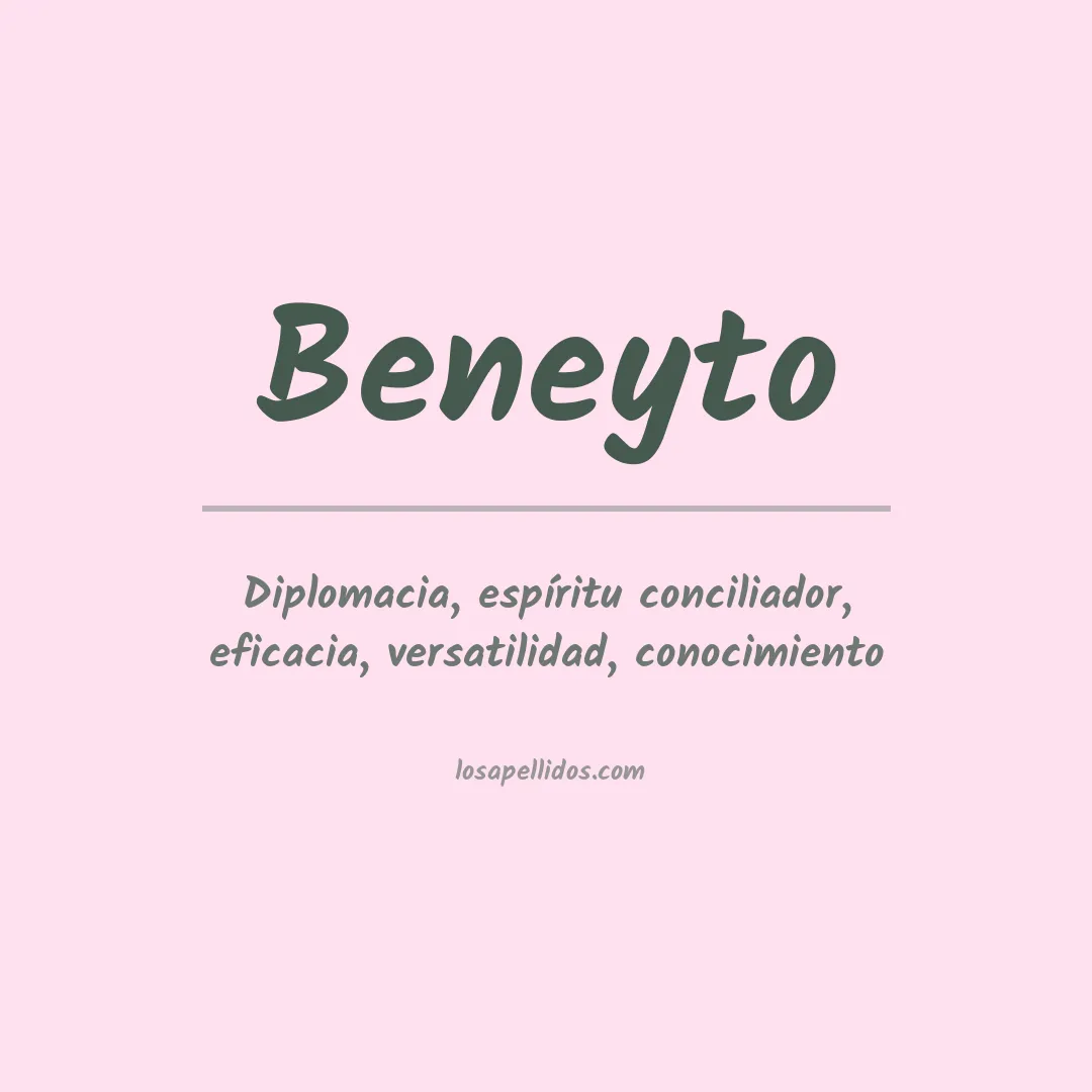 Apellido Beneyto