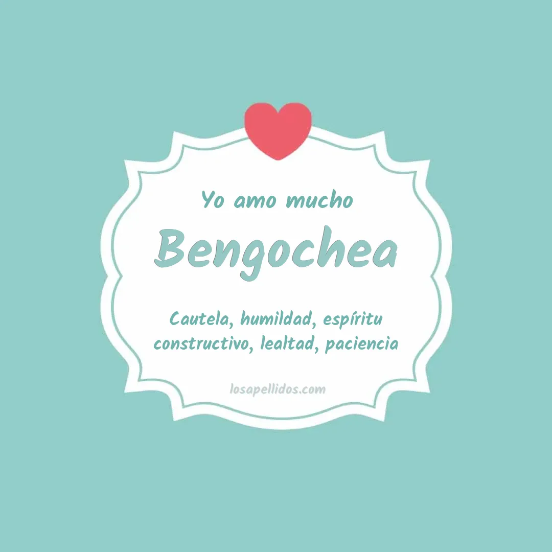 Yo amo mucho Bengochea