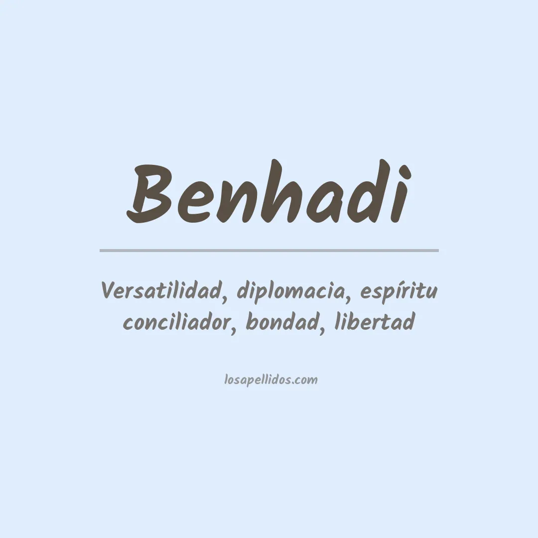 Apellido Benhadi