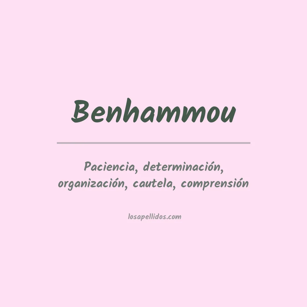 Apellido Benhammou
