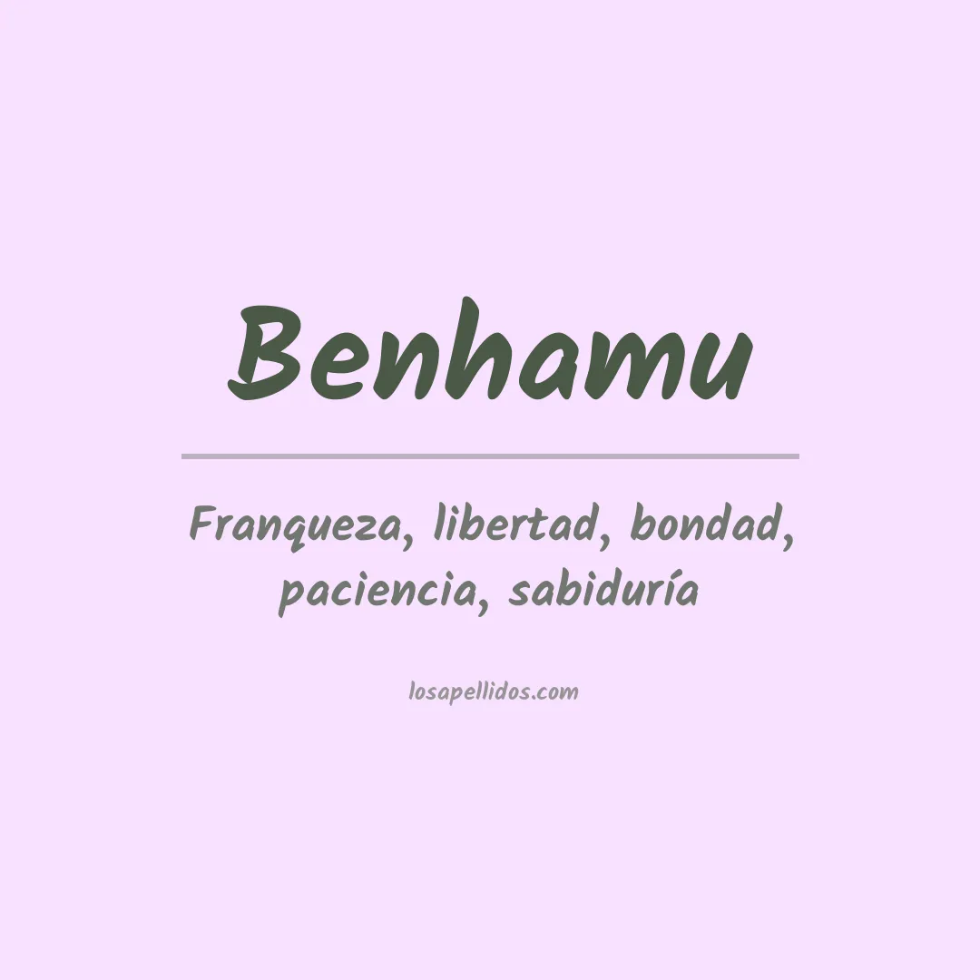 Apellido Benhamu