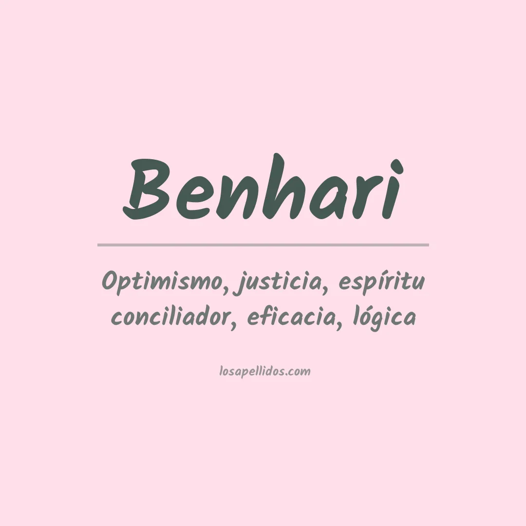 Apellido Benhari